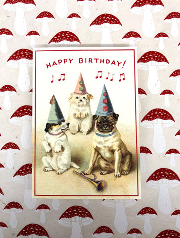 Happy Birthday Three Pupper Cards