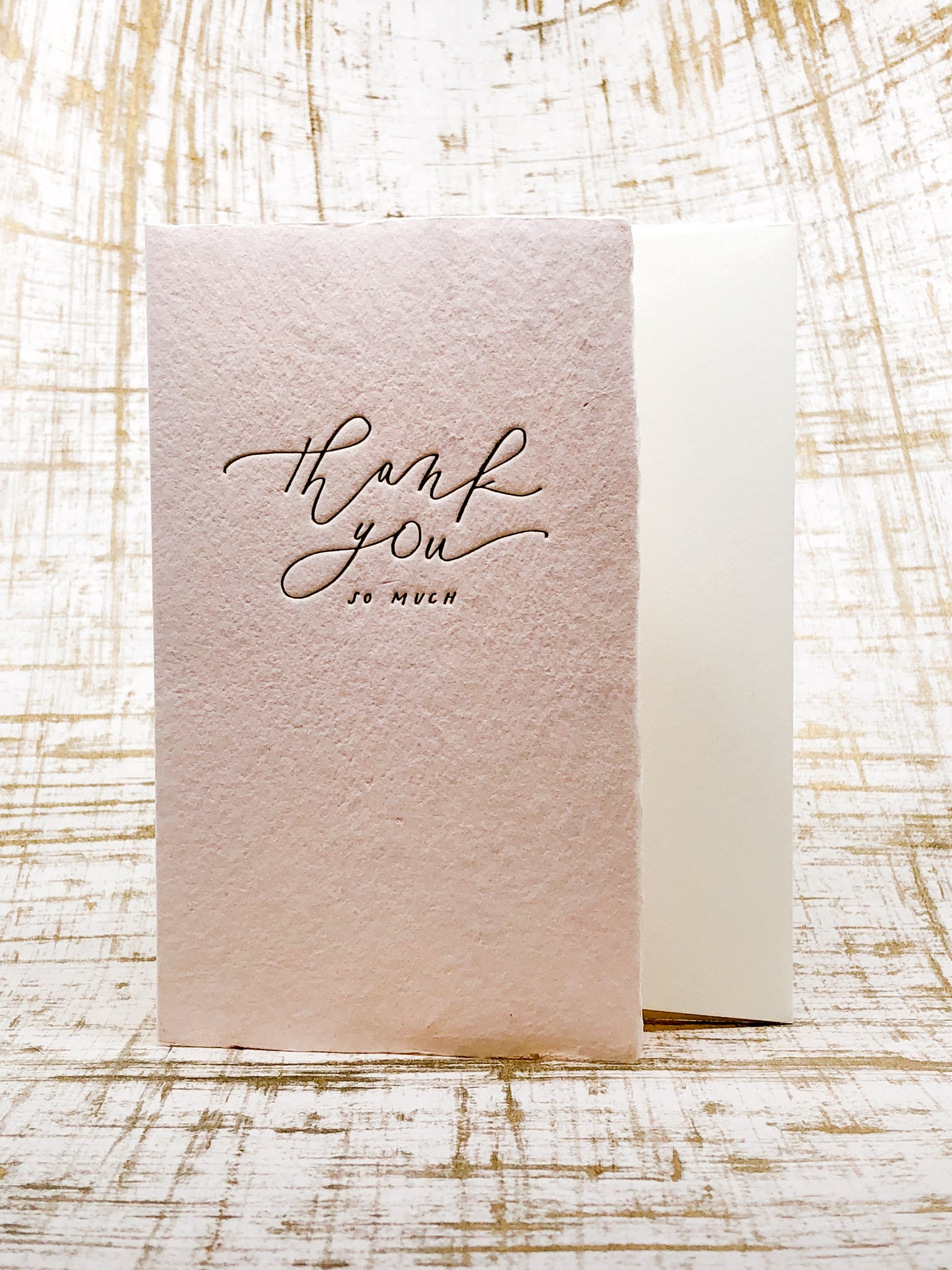 Box of 6 Thank You So Much Calligraphy Cards