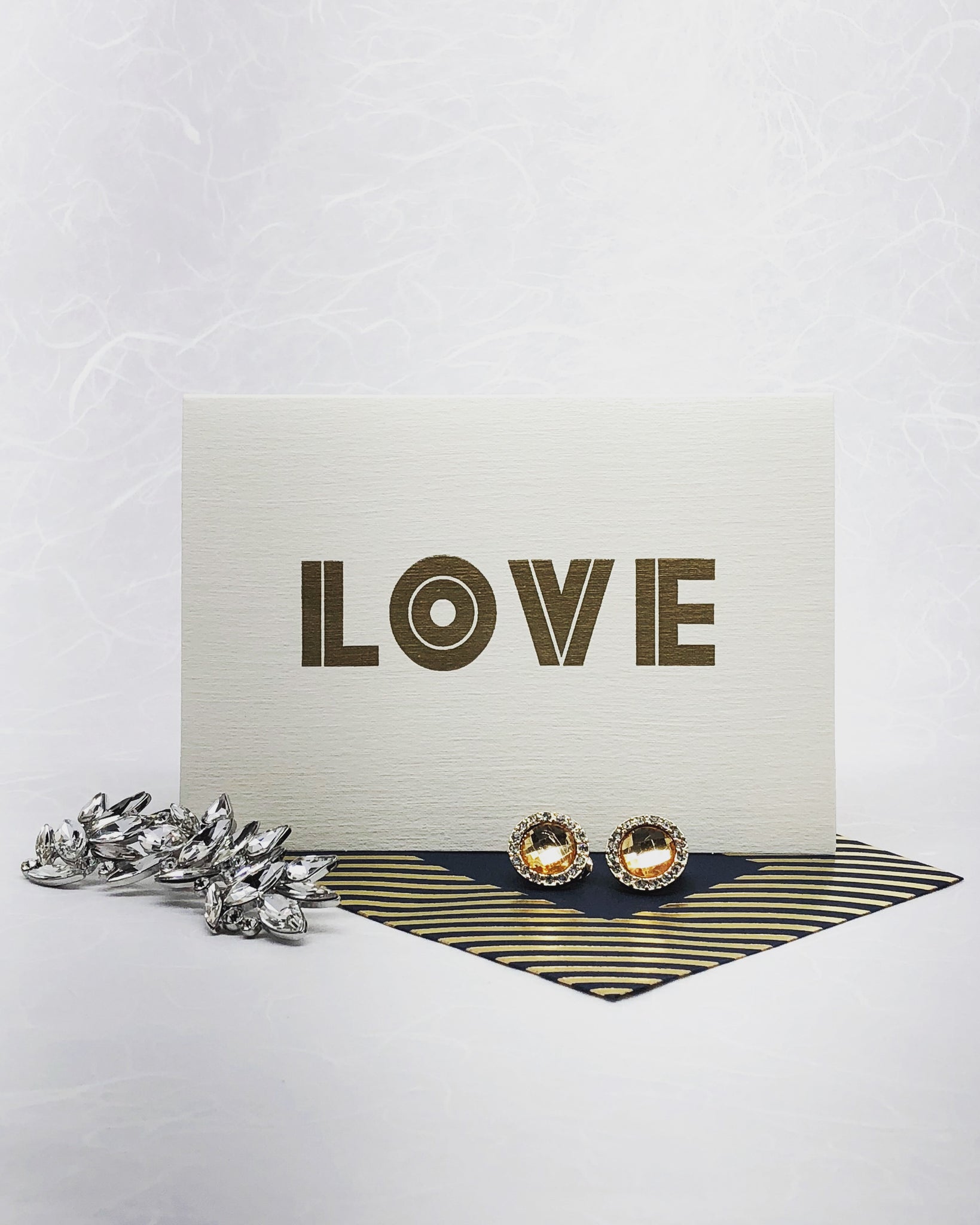 Gold Love Card