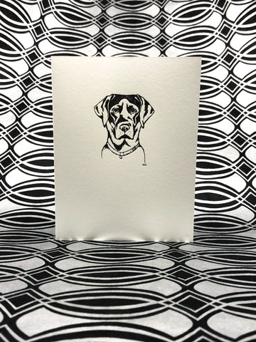 Box of 8 Labrador Pupper Cards