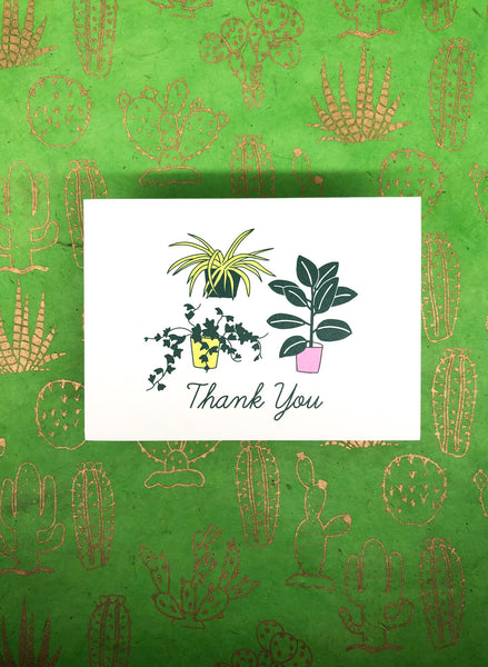 Box of 10 Thank You Plant Cards