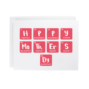 Happy Mother’s Day Periodic Table Card